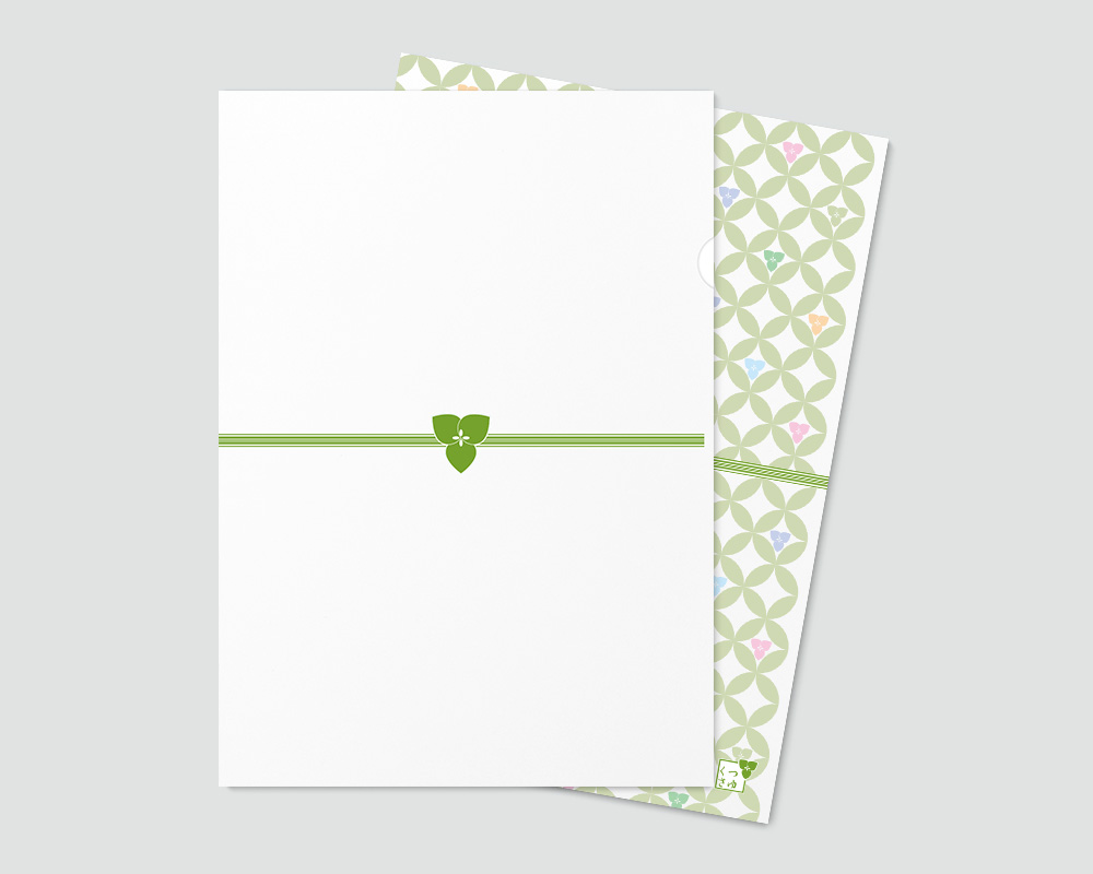 株式会社つゆくさ様 浴衣リーフレット・クリアファイル